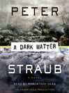 Cover image for A Dark Matter
